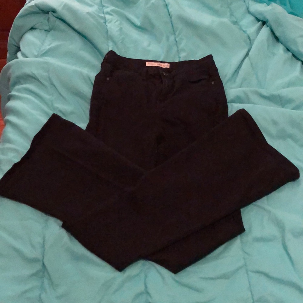 Topshop Jamie Moto Flare High Rise Jeans